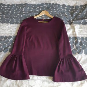 Ted Baker Lolar Frilled Bell Sleeve Blouse